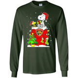 Florida Panthers Snoopy Ugly Christmas Sweaters - Long Sleeve T-Shirt