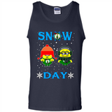 Snow Day Shirt For Boston Celtics Vs Minion Fans pingpong