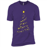 Modern Christmas Tree Light Led Merry Xmas Mug PINGPONG - Premium Short Sleeve T-Shirt
