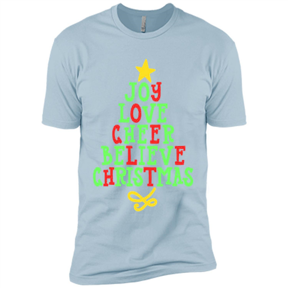 Joy Love Cheer Believe Christmas Tree