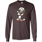 Santa Michael Myers Ho Ho Ho Merry Christmas Sweatshirt - Long Sleeve T-Shirt