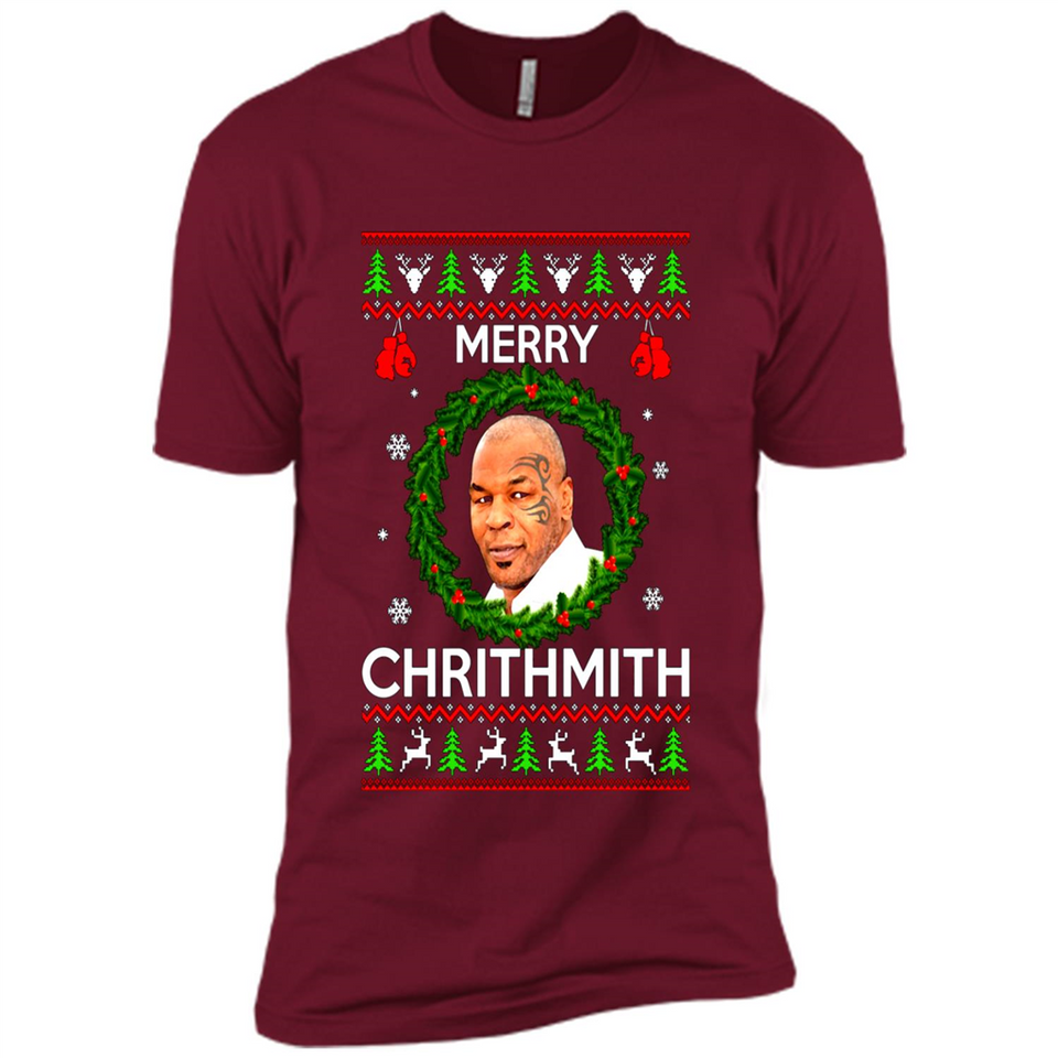 Mike Tyson Merry Chritmith Christmas Sweatshirt PINGPONG