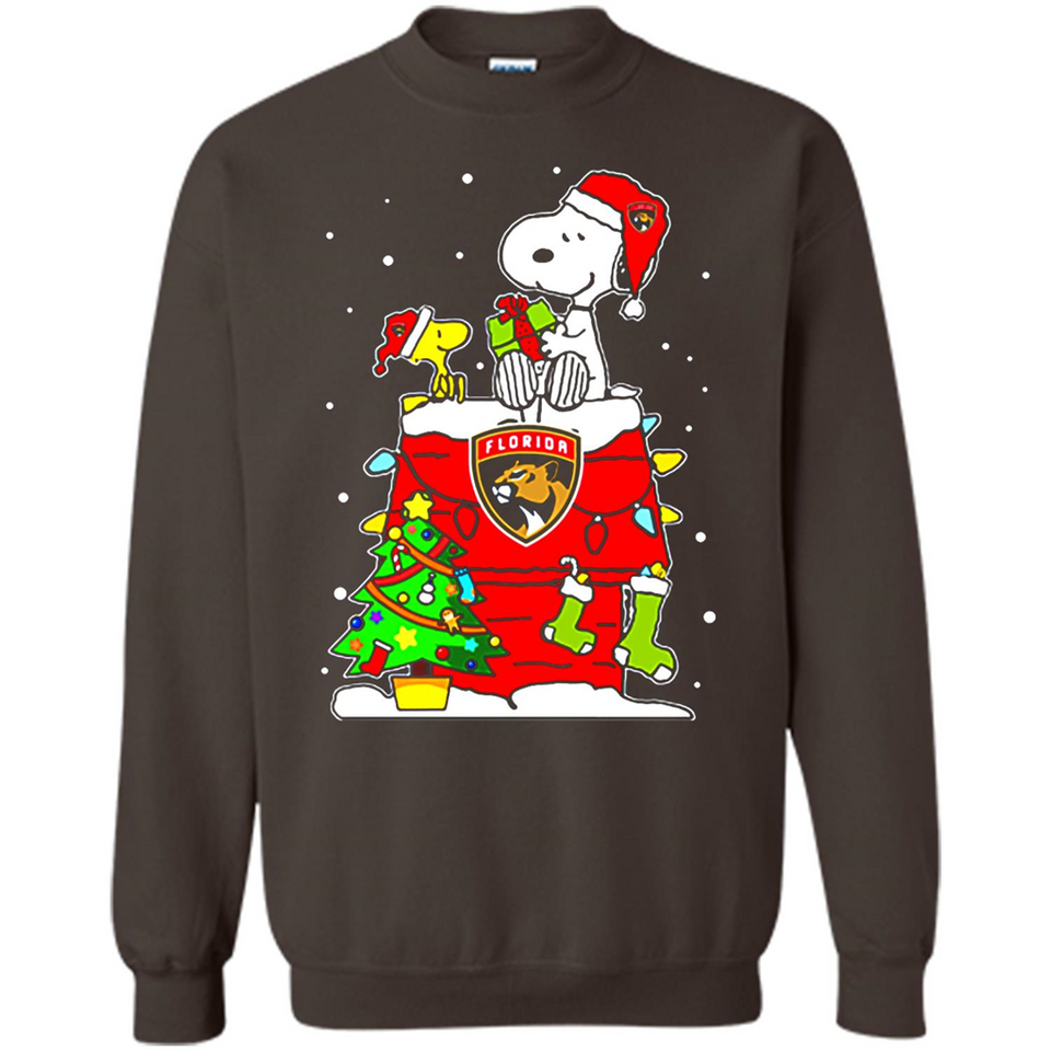Florida Panthers Snoopy Ugly Christmas Sweaters - Sweatshirt