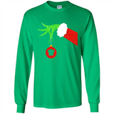 Funny Grinch Hand Holding Chef Ornament Christmas PING PONG