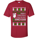 Merry Christmas You Filthy Whovian ugly sweater PINGPONG