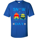 Snow Day Shirt For Charlotte Hornets Vs Minion Fans pingpong