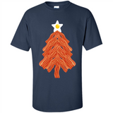 Bacon & Eggs Over Easy Fried Food Breakfast Xmas Tree Foodie - Shirt