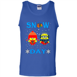 Snow Day Shirt For Chicago Blackhawks Vs Minion Fans pingpong