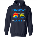 Snow Day Shirt For Detroit Lions Vs Minion Fans pingpong