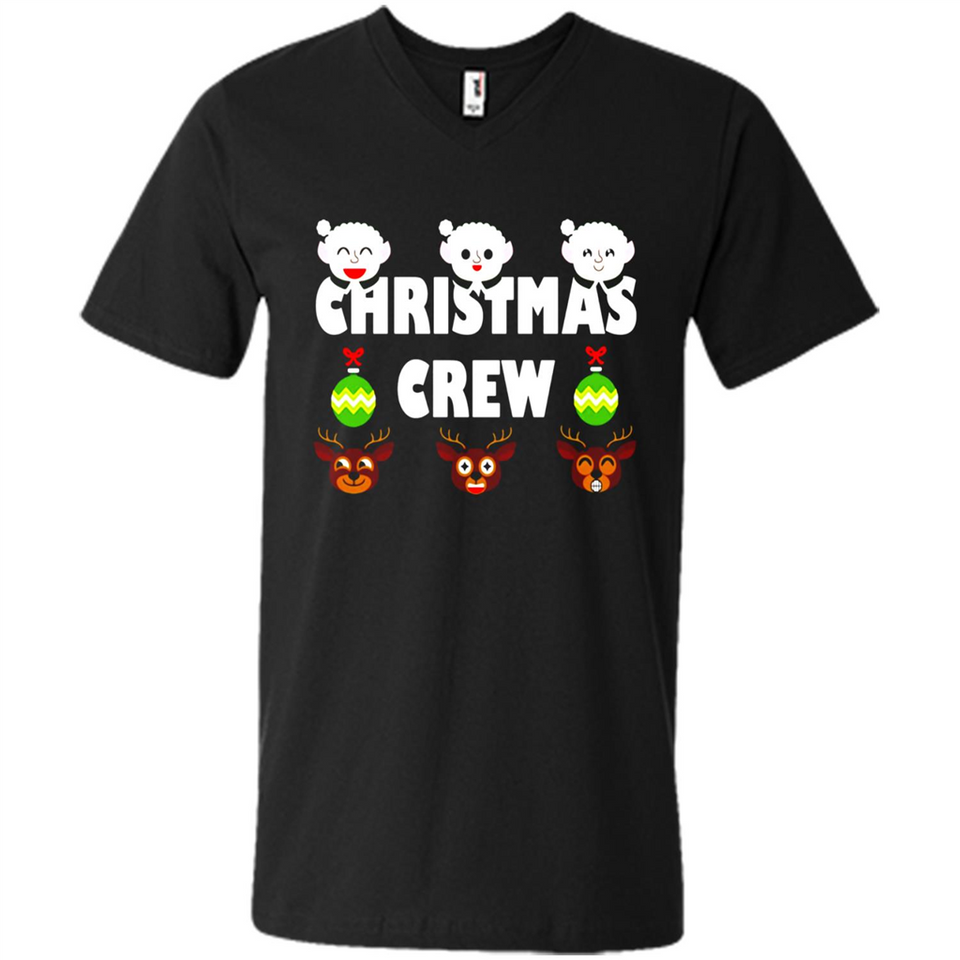 Christmas Crew Gifts Santa Elves Reindeer - Men's V-Neck