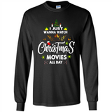 Funny Christmas Movie Shirt, Christmas Movies - Long Sleeve T-Shirt
