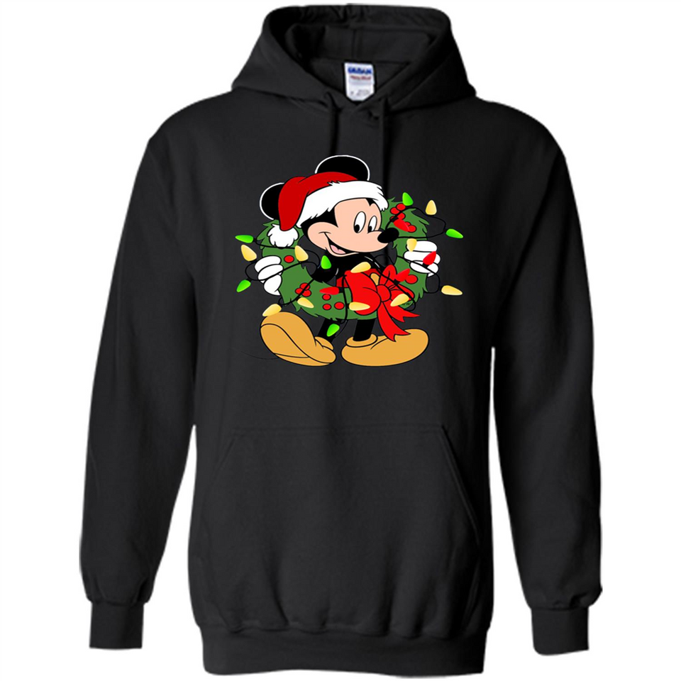 Disney Mickey Mouse Christmas Lights Sweatshirt - Hoodie