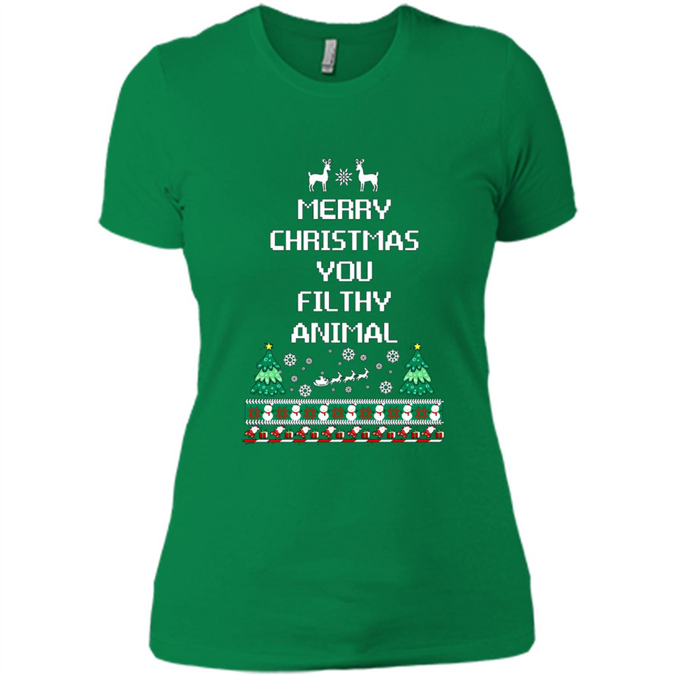 Merry Christmas You Filthy Animal Sweatshirt PINGPONG
