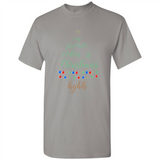 My Favorite Color is Christmas Lights Xmas Sporty T-Shirt - Shirt