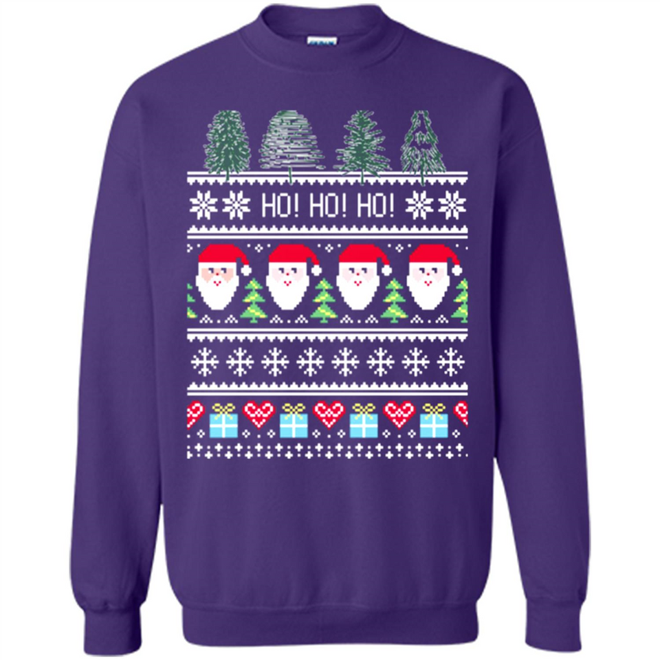 Ugly Merry Christmas Tree Santa Snowflakes