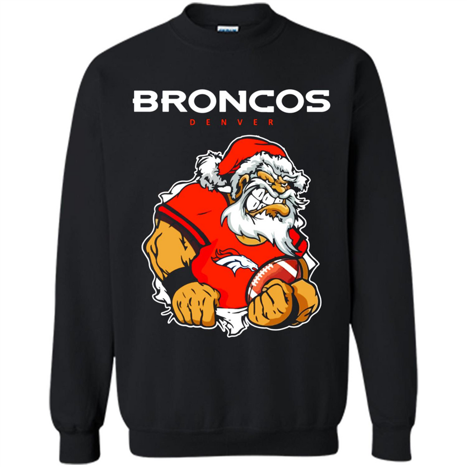 Grumpy Santa Claus Broncos Denver Football Team PINGPONG