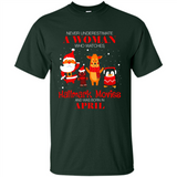 Never Underestimate An April Woman Watches Hallmark Movies Sweatshirt - Shirt