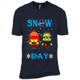 Snow Day Shirt For Cleveland Cavaliers Vs Minion Fans pingpong