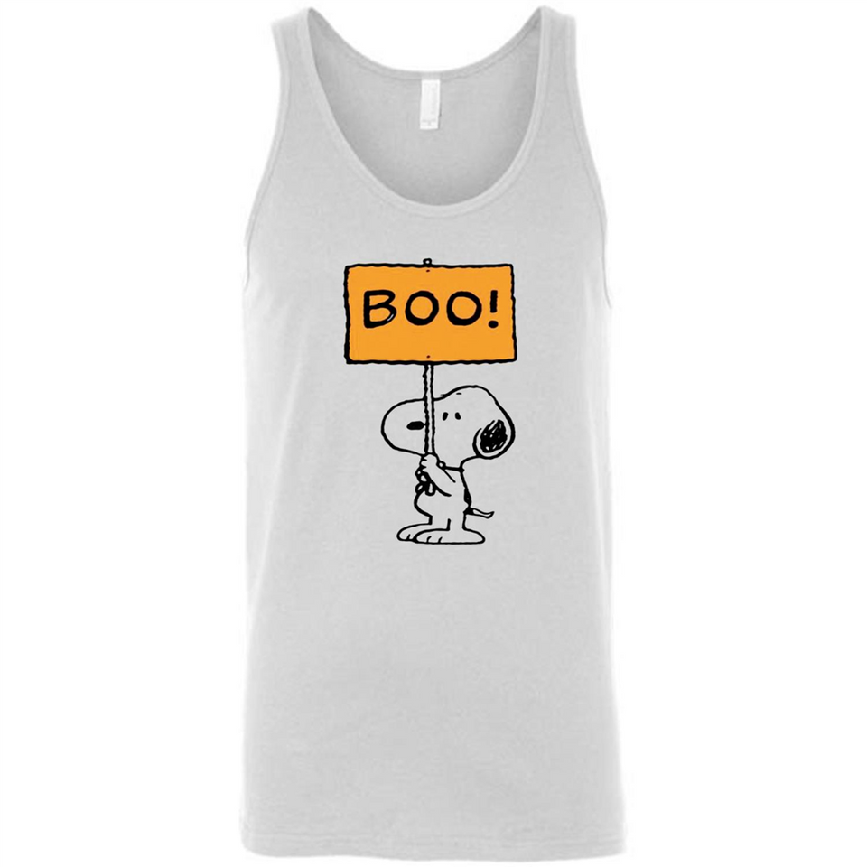 Halloween Snoopy Boo - Canvas Unisex Tank