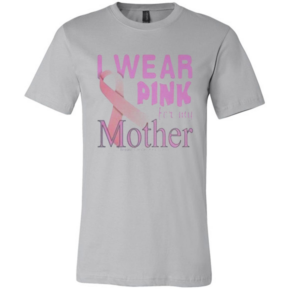 Breast cancer awareness mother - Canvas Unisex T-Shirt