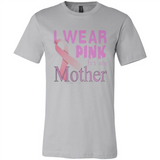 Breast cancer awareness mother - Canvas Unisex T-Shirt