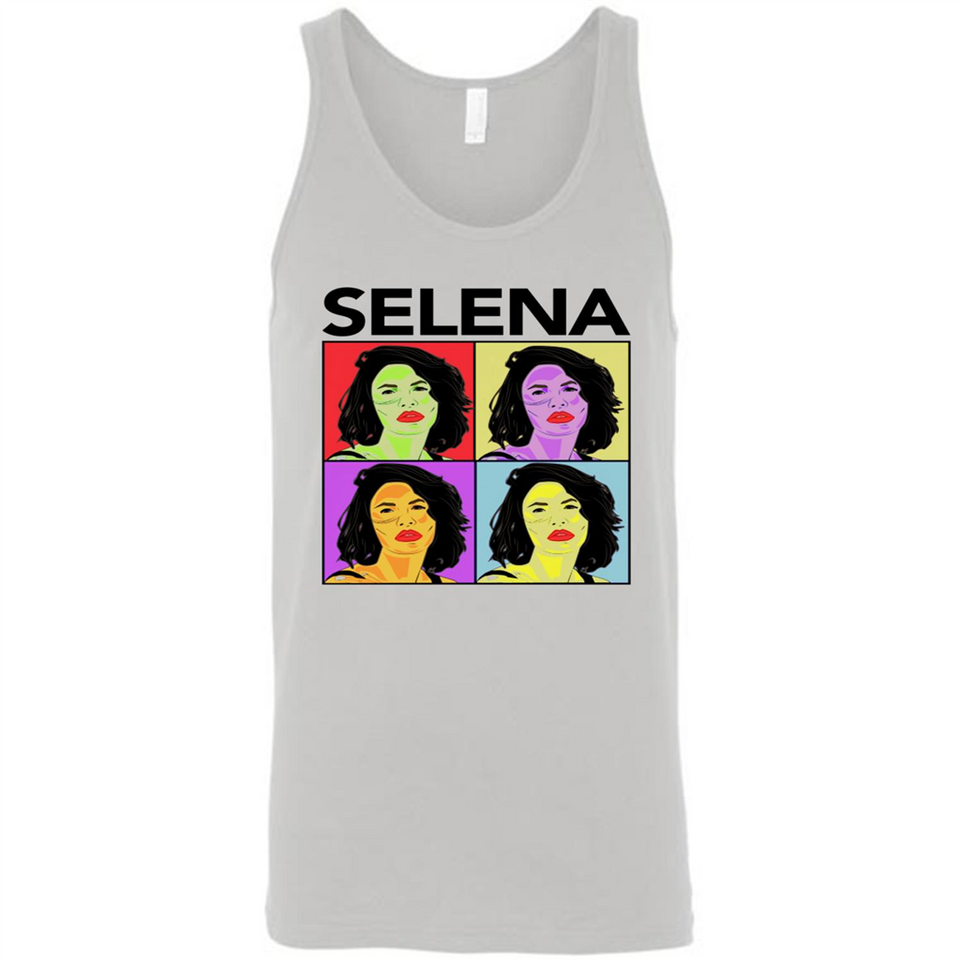 Selena Quintanilla Pop Art - Canvas Unisex Tank