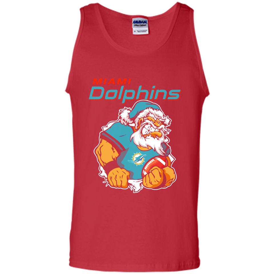 Grumpy Santa Claus Miami Dolphins Football Team PINGPONG