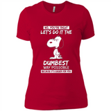 Snoopy Let's Do It The Dumbest Way Possible