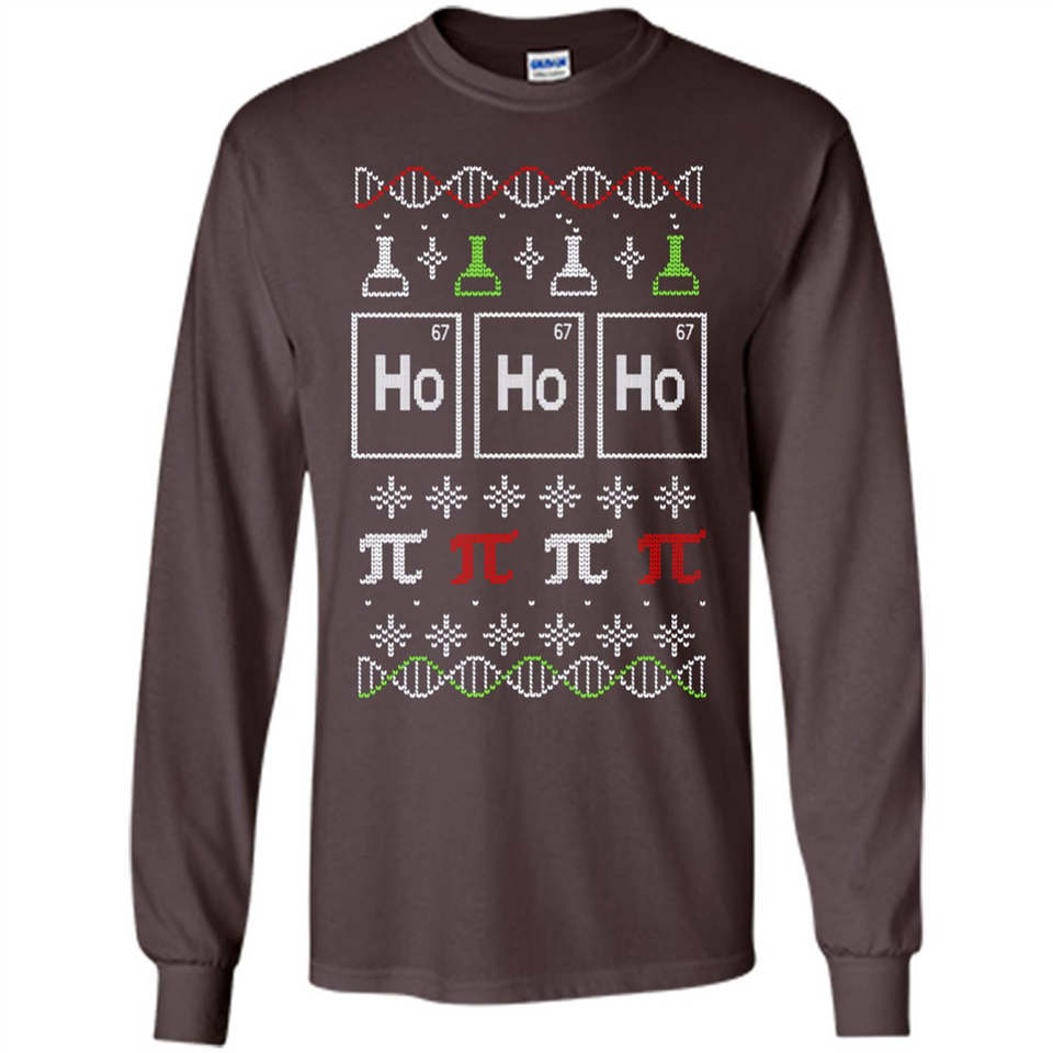 Scientific christmas ugly sweater - Long Sleeve T-Shirt