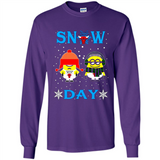 Snow Day Shirt For Chicago Bulls Vs Minion Fans pingpong