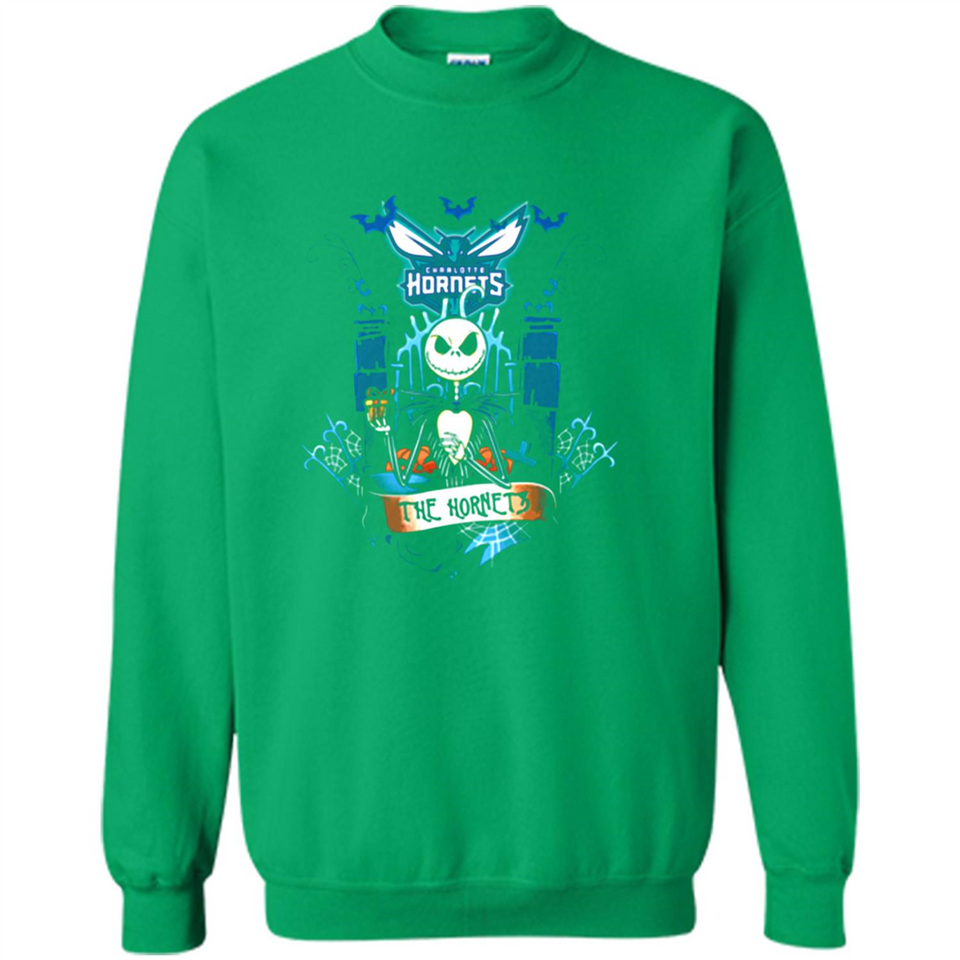Charlotte Hornets Halloween The Nightmare Before Christmas - Sweatshirt