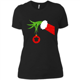 Funny Grinch Hand Holding Chef Ornament Christmas PING PONG