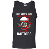 I Just Want To Drink Hot Chocolate & Watch Toronto Raptors Ugly Christmas Sweater PINGPONG