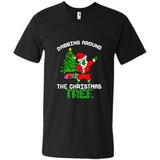 Christmas Dabbing Santa - Men's V-Neck