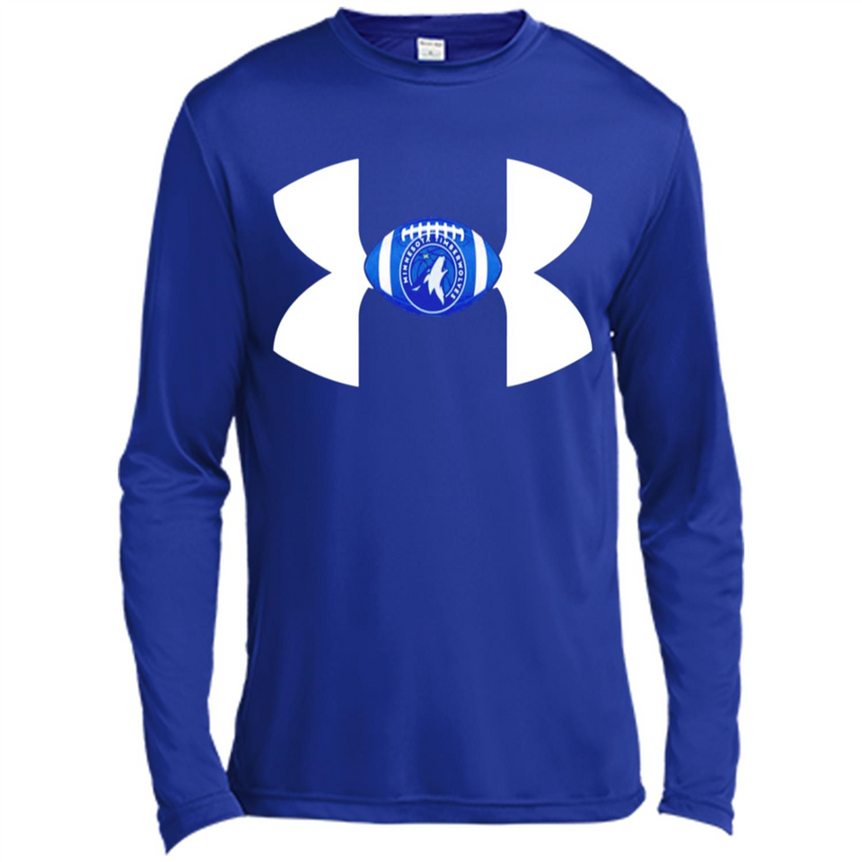 MinnesotaTimberwolves Under Armour Logo - Canvas Long Sleeve T-Shirt