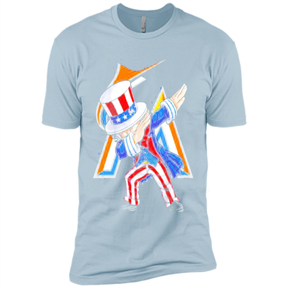 MLB MIAMI MARLINS UNCLE SAM DABBING INDEPENDENCE DAY
