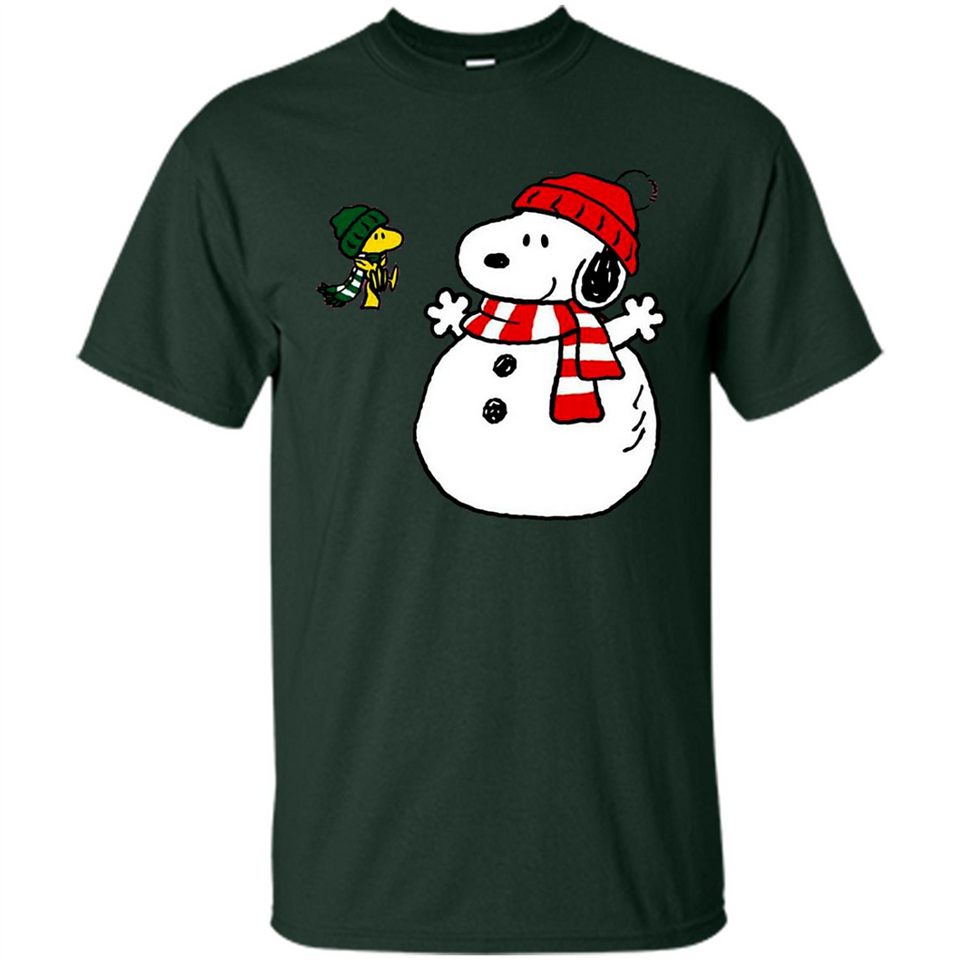 Snoopy Snowman Christmas