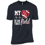 USC Trojans Football My Heart is on that Field - Premium Short Sleeve T-Shirt