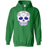 St. Louis Blues Hockey Sugar Skull Day of the Dead