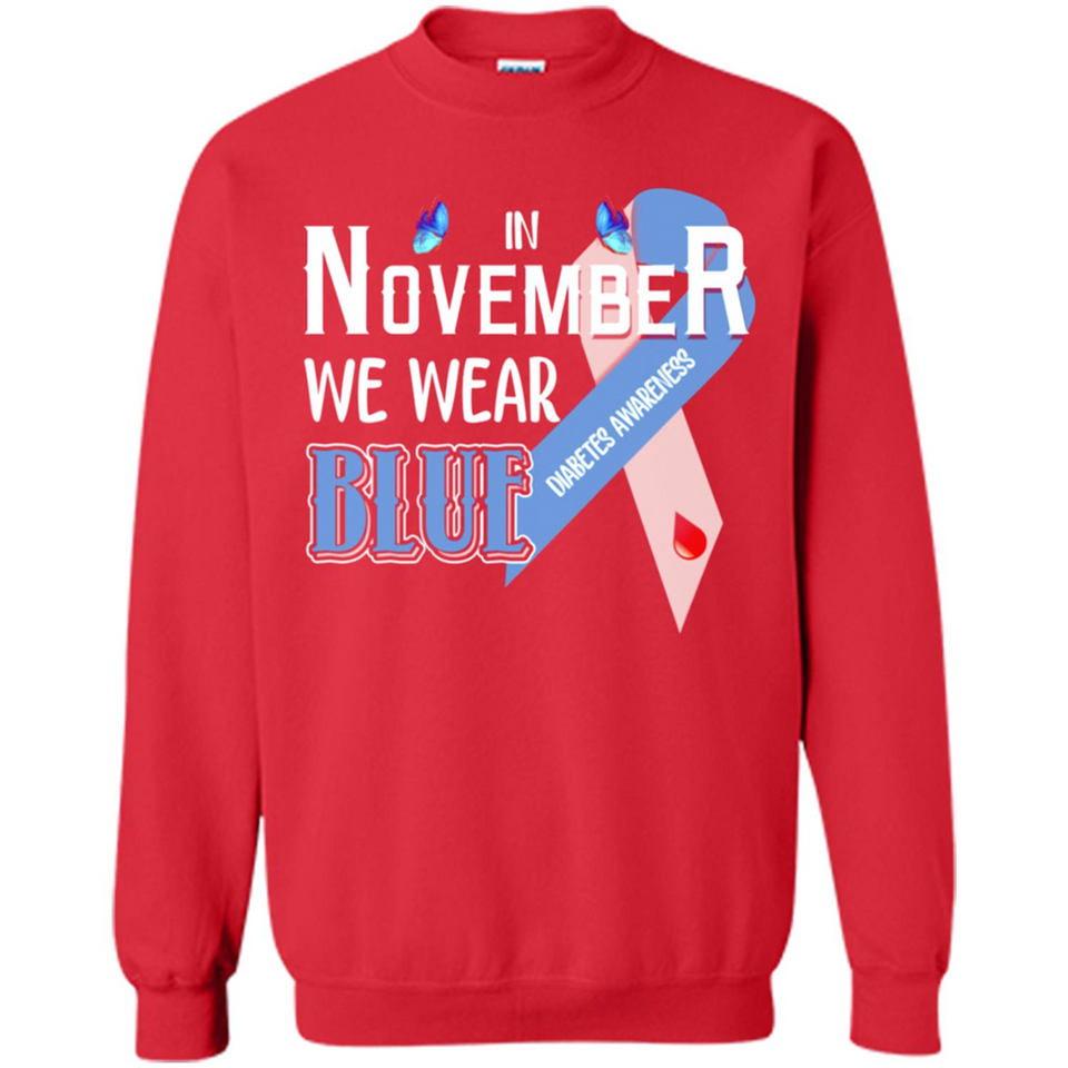 November We Wear Blue Diabetes Awareness
