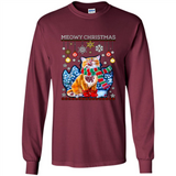 Meowy Christmas Ugly Funny Cats Lover PINGPONG