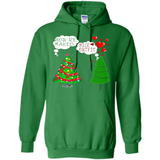 Fir Loves Christmas Tree Funny Undecorated Joke - Hoodie