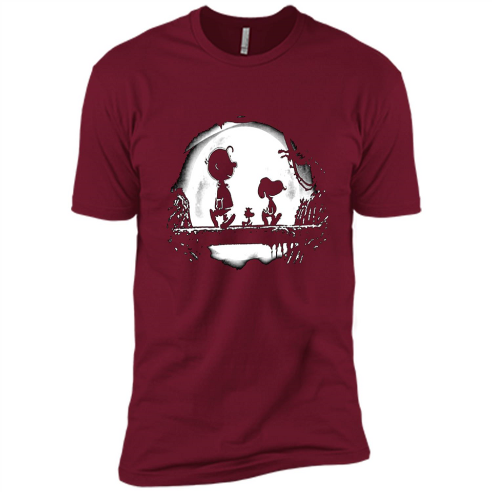 Snoopy The Peanuts Walking To The Moon