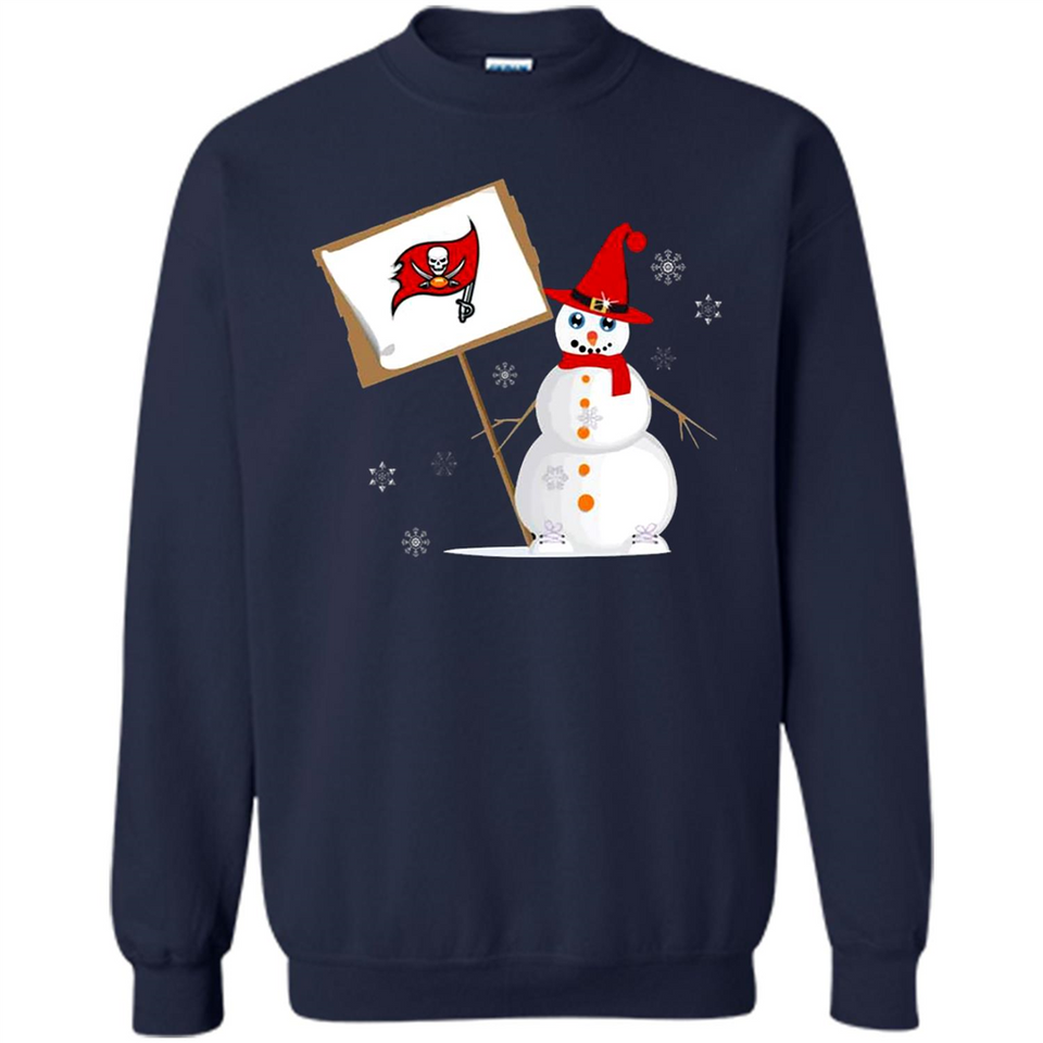 Tampa Bay Buccaneers Snowman Funny