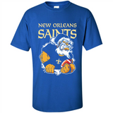 Grumpy Santa Claus New Orleans Saints Football Team PINGPONG