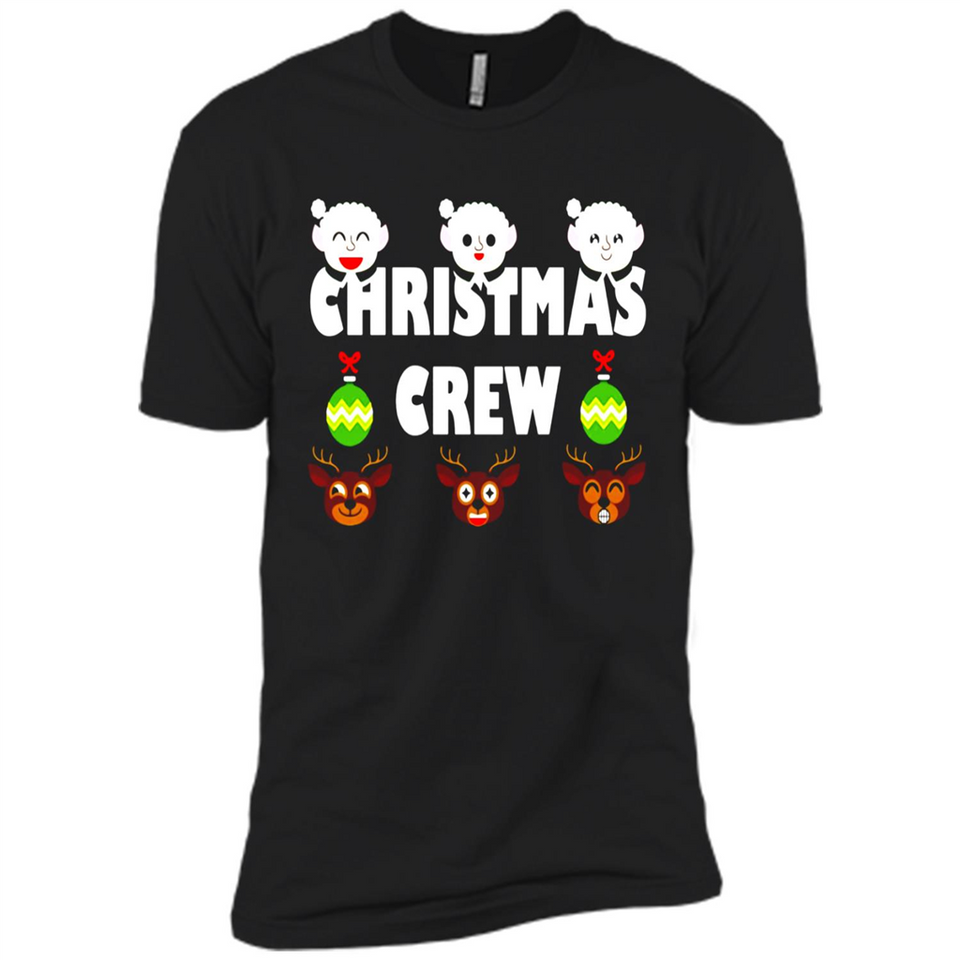 Christmas Crew Gifts Santa Elves Reindeer - Premium Short Sleeve T-Shirt