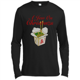Christmas Ugly Sweater A Jew On Christmas - Canvas Long Sleeve T-Shirt
