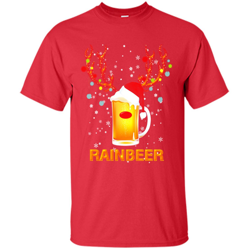 Rainbeer Funny Reindeer Beer Lover