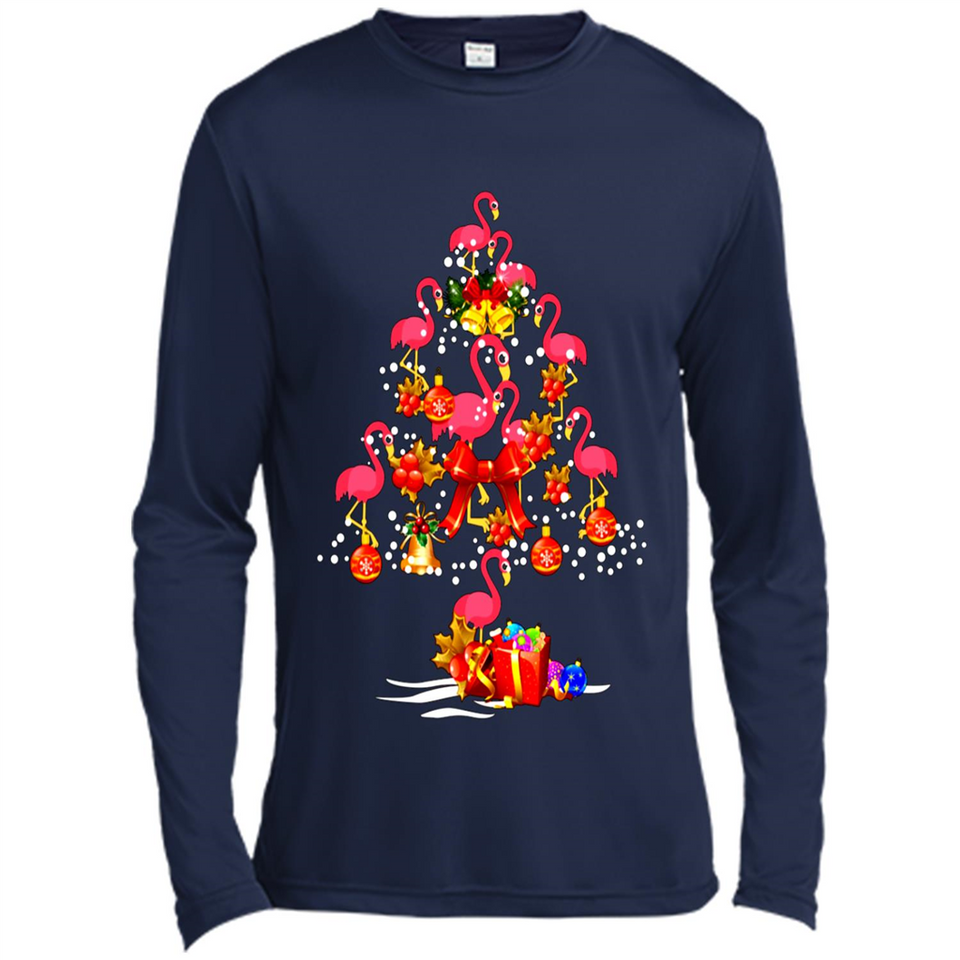 Flamingo Christmas Tree Merry Christmas Flamingo PING PONG