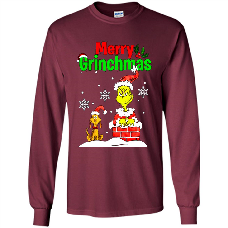 Merry Grinchmas Not Merry Christmas sweater PINGPONG